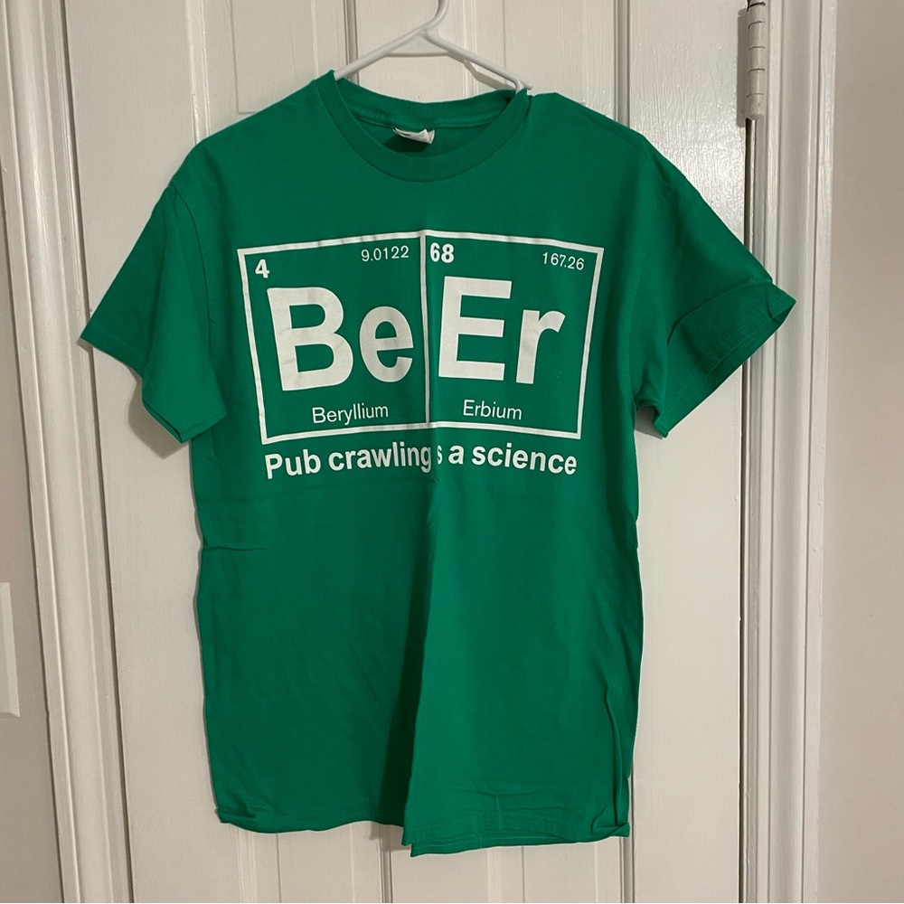 Beer St. Patrick’s Day shirt periodic table medium